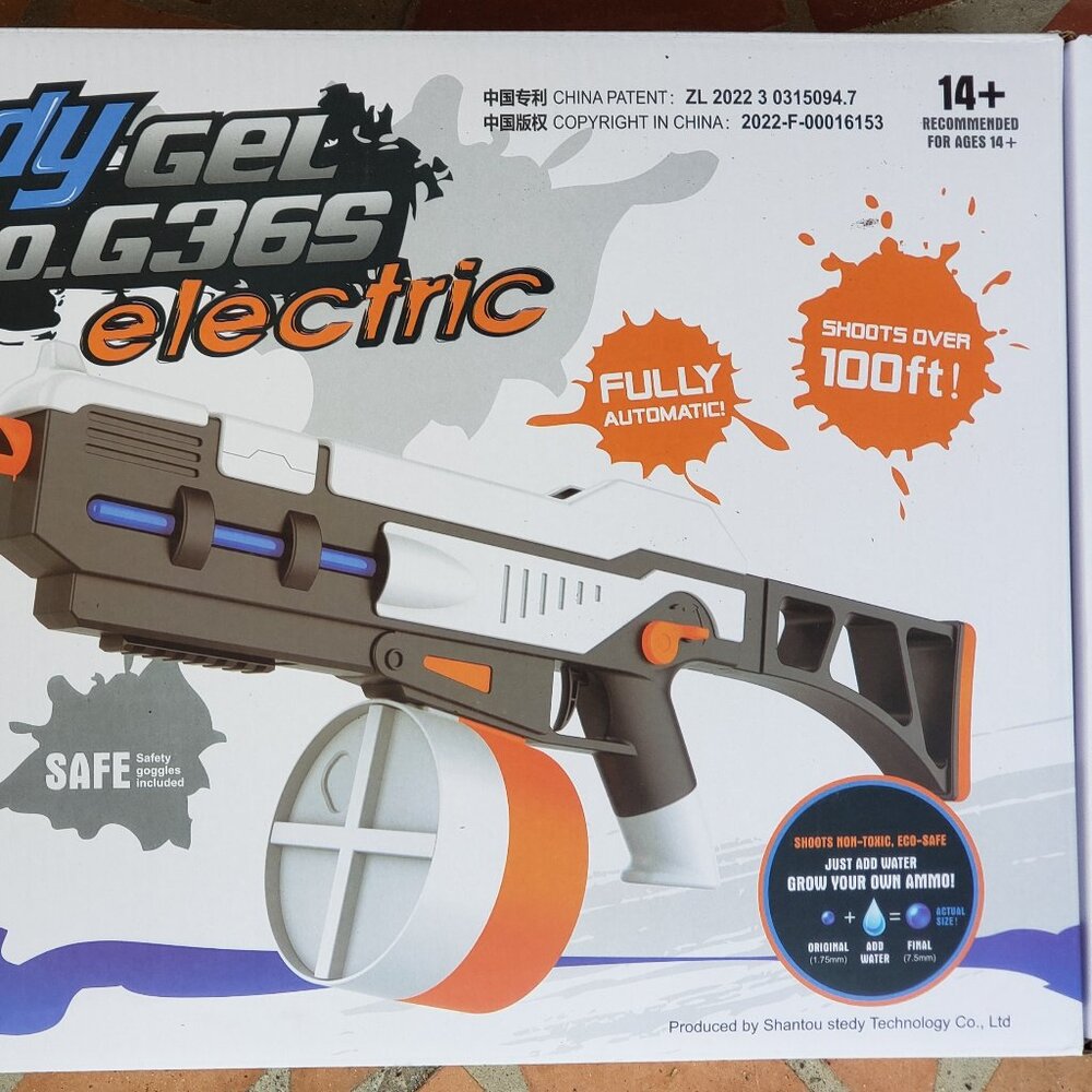 Gel Blaster Stedy G36s Powerful Automatic Gel Ball Blaster Shoots Up To 100ft